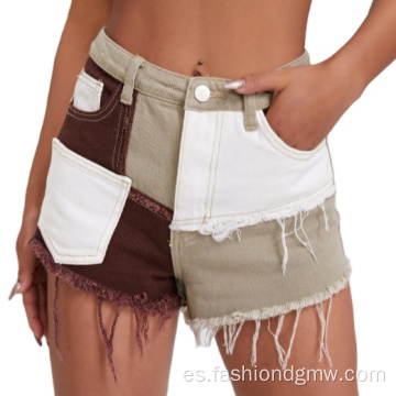 Summer de verano casual sexy shorts apretados de jean para mujer